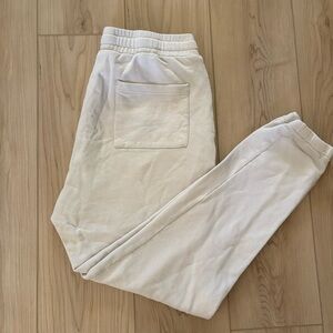 Melrose Place taupe/off-white Jogger Pants XL